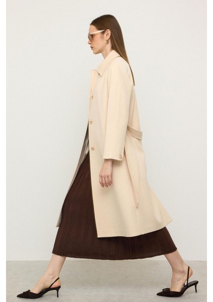 Reglan Kol Jakar Desen Limited Edition Kaban Krem 3135