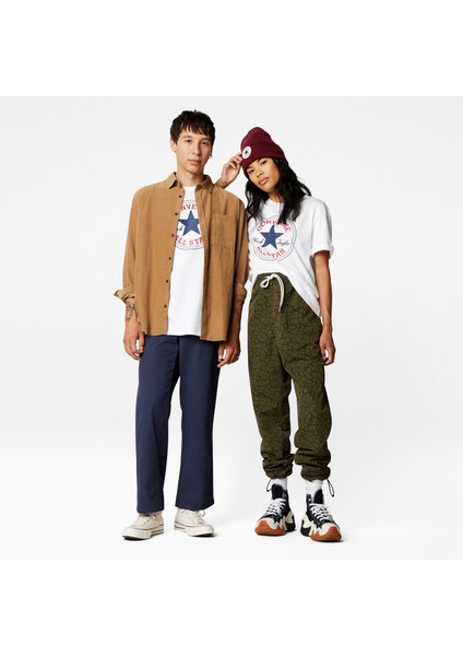 Go-To All Star Patch Logo Unisex Beyaz Günlük T-Shirt.102 fiyatları