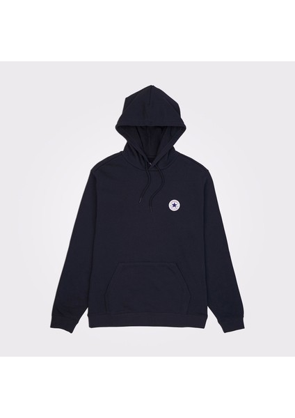 chuck patch erkek siyah kapşüşonlu hoodie