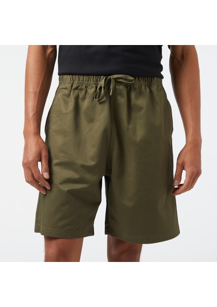 Woven Erkek Haki Şort.306
