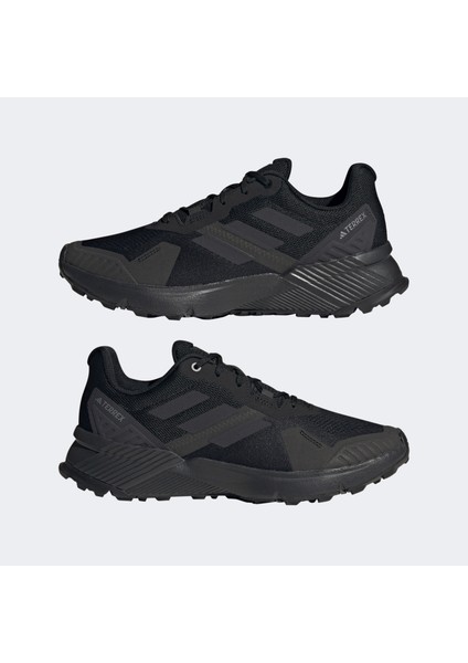 Terrex Soulstride Erkek Siyah Koşu Ayakkabısı.-