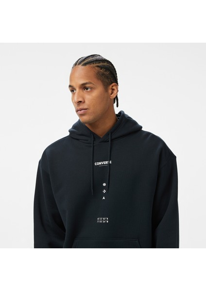 Erkek Loose Fit Siyah Sweatshirt.001 fırsatları