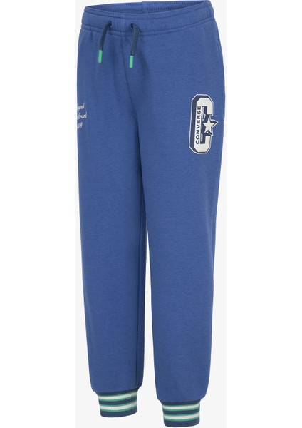 Lastikli Paça Mavi Erkek Eşofman Altı 9CG042-BLD-CNVB Retro Varsıty Ft indirimleri