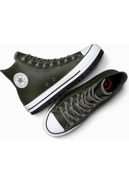 Chuck Taylor All Star City Trek Unisex Yeşil Deri BOT.371