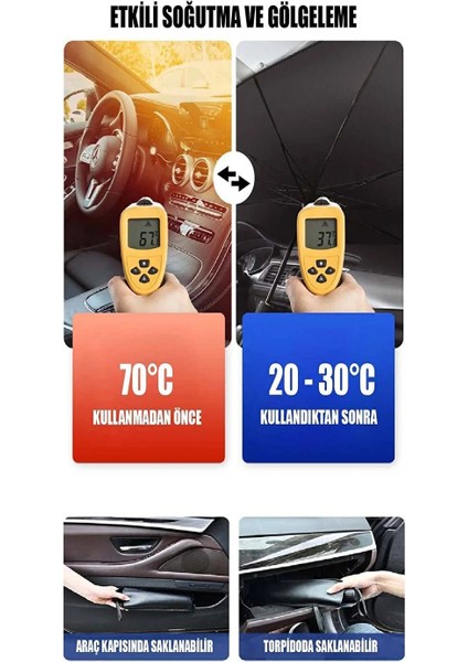 Araç Ön Cam Güneşlik Şemsiye indirimleri