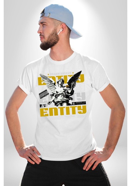 Sokak Style Ebeveyn Danışmanlığı Sanat Karma Grafik Baskılı Pamuklu Penye Kadın Erkek Beyaz Tişört fırsatları