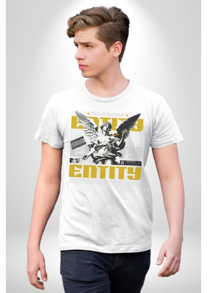 Sokak Style Ebeveyn Danışmanlığı Sanat Karma Grafik Baskılı Pamuklu Penye Kadın Erkek Beyaz Tişört indirimleri