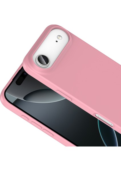 iPhone 17 Air Kılıf Mara Lansman Soft Silikon Içi Kadife Pembe fiyatları