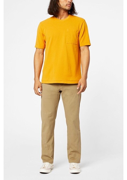 Smart 360 Flex Bej Ultimate Straight Fit Chino Pantolon