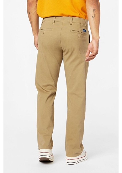 Smart 360 Flex Bej Ultimate Straight Fit Chino Pantolon