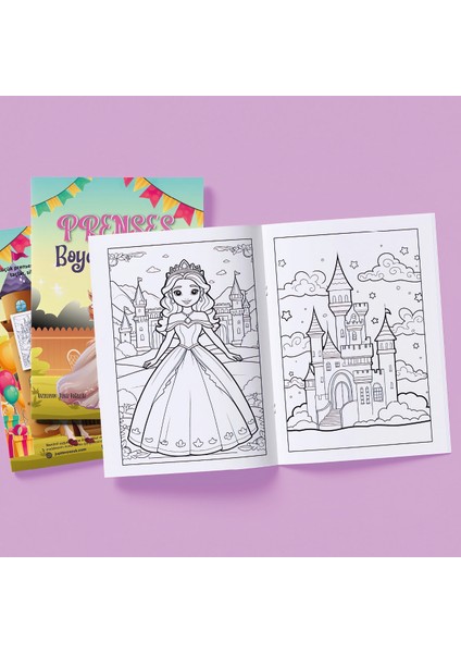 Prenses Boyama & Aktivite Kitabı 2’li Set - 4-7 Yaş Çocuklar İçin - 60 Sayfa - Eğitici ve Eğlenceli Etkinlik Kitapları fırsatları