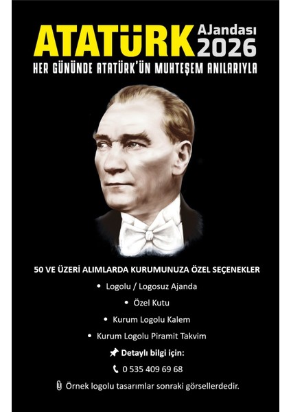 (Ydy) 2026 Atatürk Ajandası