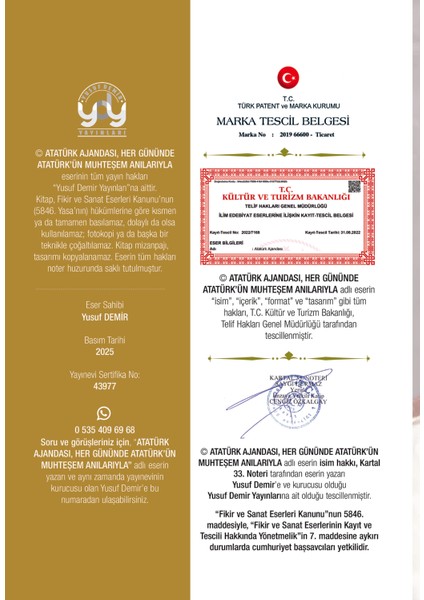 (Ydy) 2026 Atatürk Ajandası