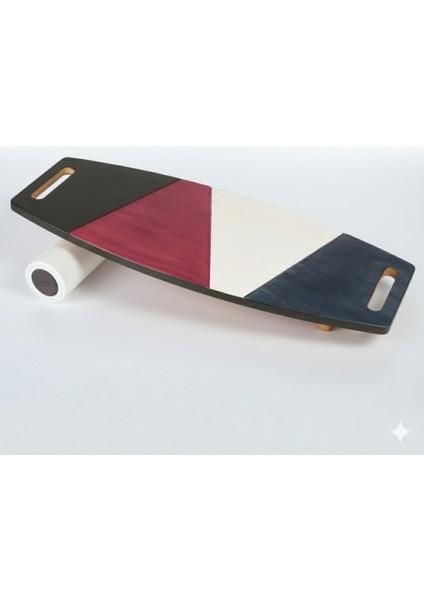 Renkli Denge Tahtası Balance Roller Board Sörf Eğitim Tahtası Kaykay Eğitim Tahtası 73 x 31 cm modelleri