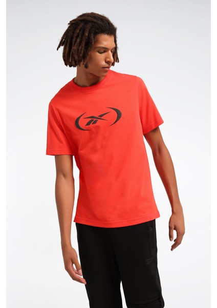 Basketball T-Shırt Kırmızı Erkek Kısa Kol T-Shirt indirimleri