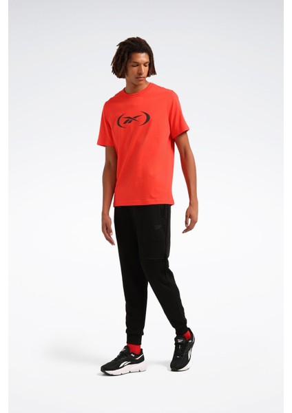 Basketball T-Shırt Kırmızı Erkek Kısa Kol T-Shirt