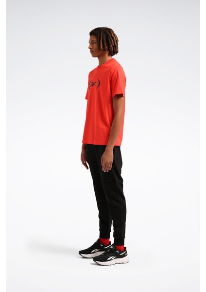 Basketball T-Shırt Kırmızı Erkek Kısa Kol T-Shirt