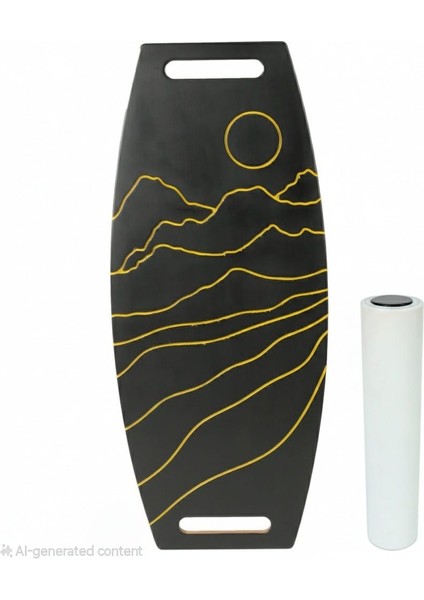 Siyah Denge Tahtası – Sörf Eğitim Tahtası – Kaykay Eğitim Tahtası – Balance Board – Roller Board