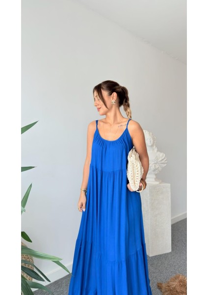 Askılı Maxi Slip Uzun Elbise fiyatları