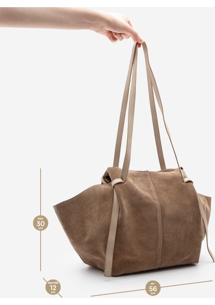 Kadın Hakiki Deri Shopper El ve Omuz Çantası Yorita fırsatları