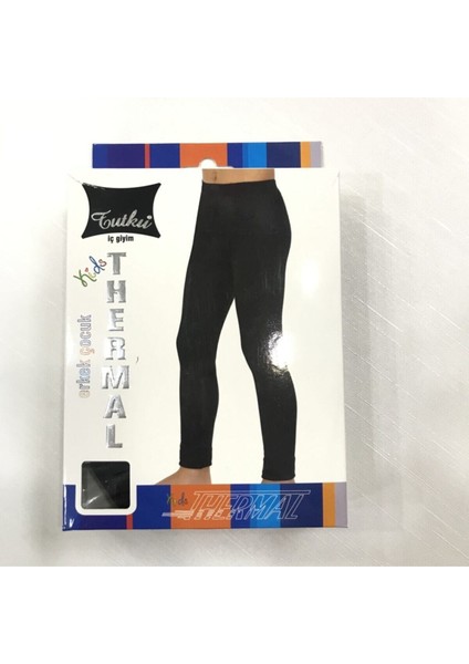 Erkek Çocuk Siyah Termal Tayt