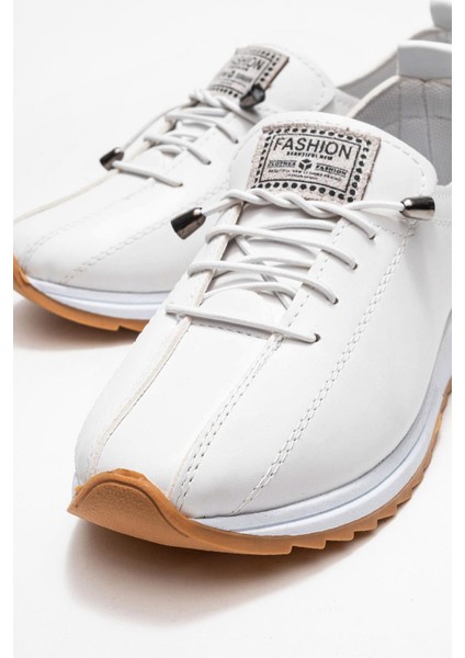 Yumuşak Tabanlı Kadın Ayakkabı Beyaz Cilt modelleri