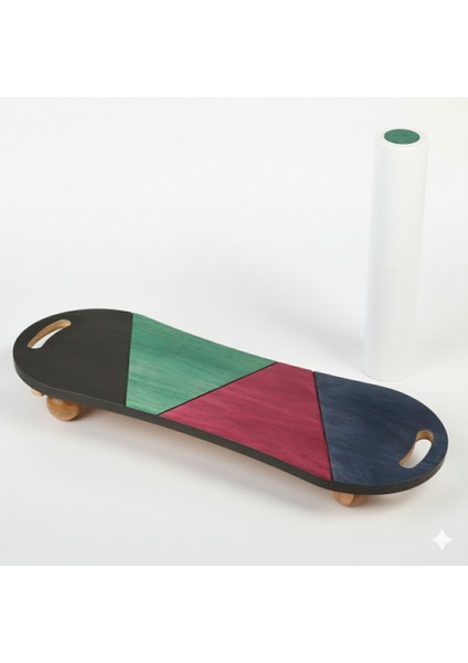 Denge Tahtası Çift Fonksiyonlu Sörf ve Kaykay Eğitimi İçin 73 x 28 cm Yüksek Direnç modelleri