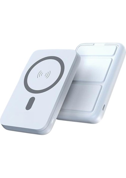 Iphone 11/12/13/14/15/16/17/pro/pro Max UYUMLU10.000 Mah 22,5W Magsafe Wireless Standlı Kablosuz Hızlı Powerbank 1xusb-A, 1xusb-C