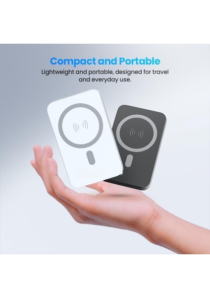Iphone 11/12/13/14/15/16/17/pro/pro Max UYUMLU10.000 Mah 22,5W Magsafe Wireless Standlı Kablosuz Hızlı Powerbank 1xusb-A, 1xusb-C indirimleri