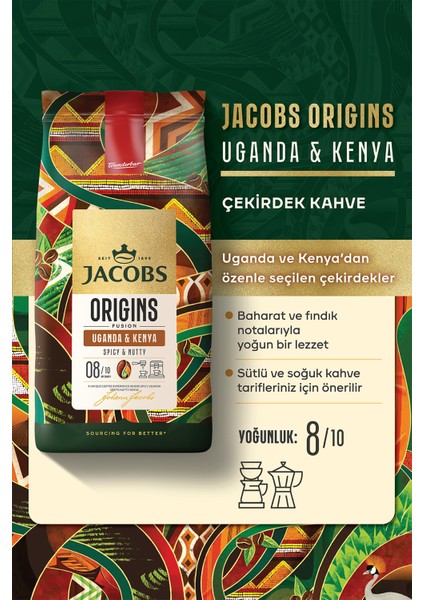 Origins Uganda & Kenya Çekirdek Kahve 1 kg fiyatları