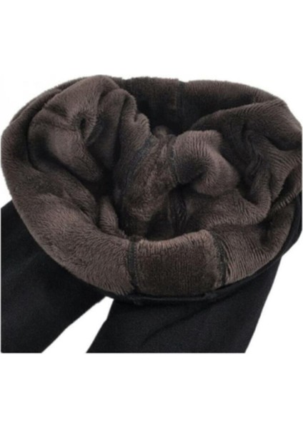 Kadın Siyah Peluş Tayt fırsatları