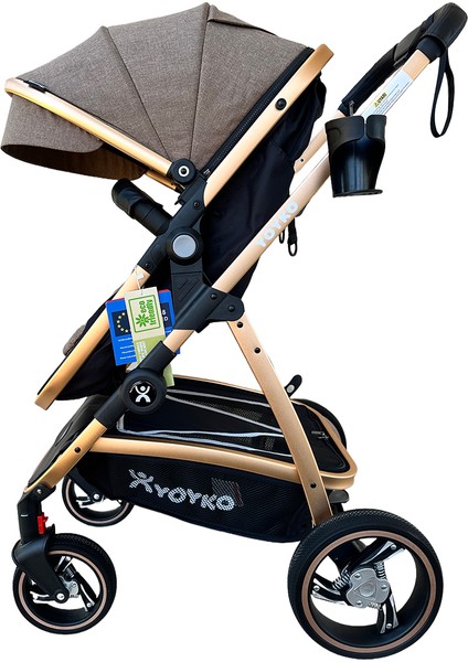 City Travel Sistem Bebek Arabası 3 In 1 Coffee Rose