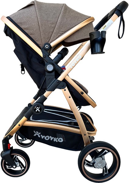 City Travel Sistem Bebek Arabası 3 In 1 Coffee Rose