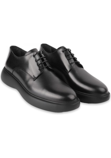 20184 Erkek Hakiki Deri Bağcıklı Kalın Taban Klasik Ayakakabı modelleri