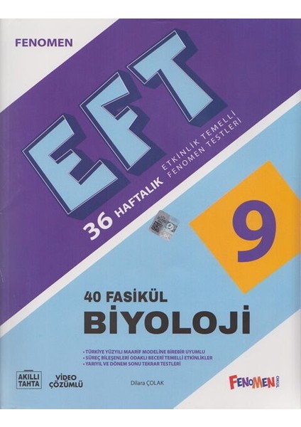 Fenomen 9. Sınıf EFT Biyoloji ( 40 Fasikül )