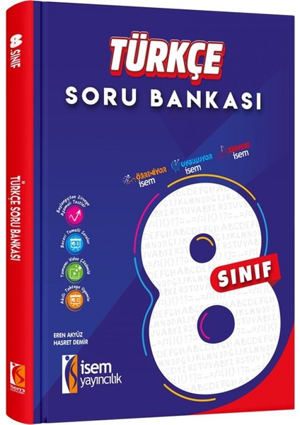 İsem 8. Sınıf Türkçe Soru Bankası İsem Yayıncılık - Maarif Modele