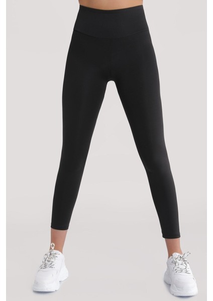 Kadın Siyah Yüksek Bel Toparlayıcı Parlak Disco Tayt modelleri