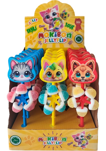 Jellyflip Rüzgar Gülü Yumuşak Şeker 18'li Paket