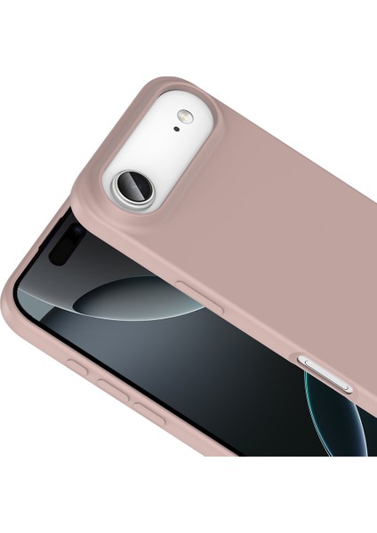 iPhone 17 Air Kılıf Mara Lansman Soft Silikon Içi Kadife Rose Gold fiyatları