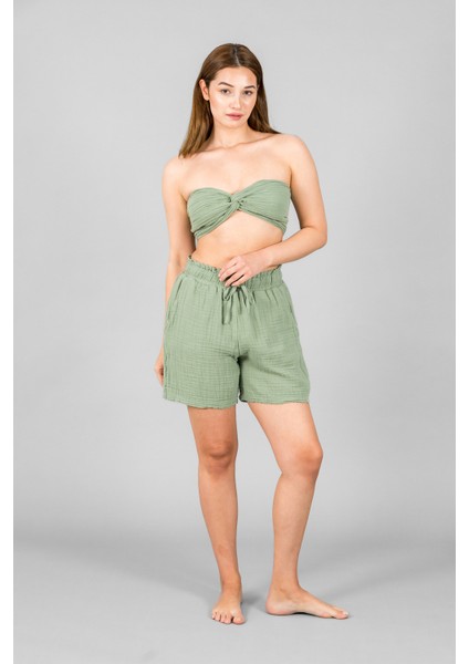 Müslin Kadın Şort