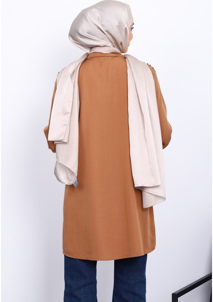 Camel Omuzları Incili Tunik fırsatları