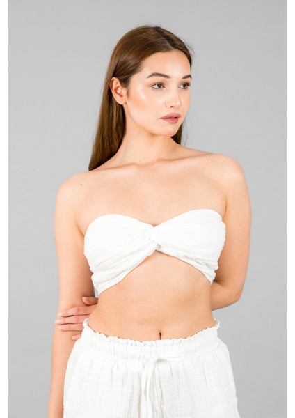 Müslin Kadın Crop Top fırsatları