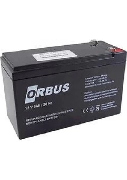 9 Amper 12 Volt Akü