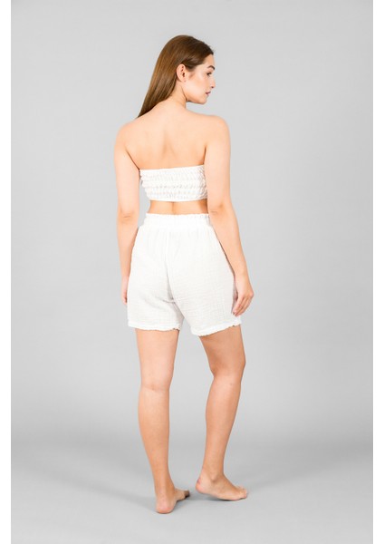 Müslin Kadın Şort modelleri