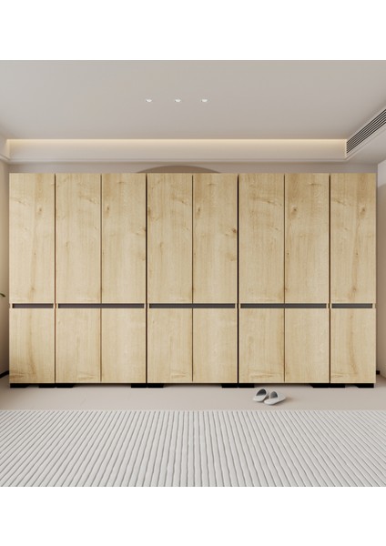 Floransa 16 Kapılı FLR16-IA3 Safir- Antrasit Gardırop-Çok Amaçlı Dolap-Yüklük fiyatları