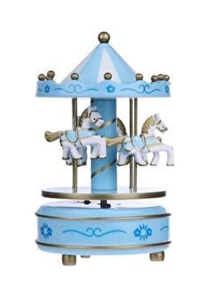 Mavi Atlı Karınca Müzik Kutusu-Kurmalı Atlı Karınca modelleri