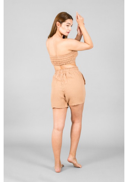 Müslin Kadın Crop Top fırsatları