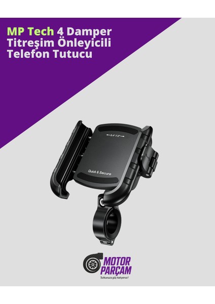 Mp Road 4 Damperli Titreşim Önleyicili Premium Telefon Tutucu ( Gidon ve Ayna Bağlantı Aparatlı ) modelleri
