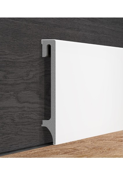 Espumo Suya Dayanıklı Kompozit Süpürgelik 12 cm - 2,40 Metre - Beyaz - ESP501 fiyatları