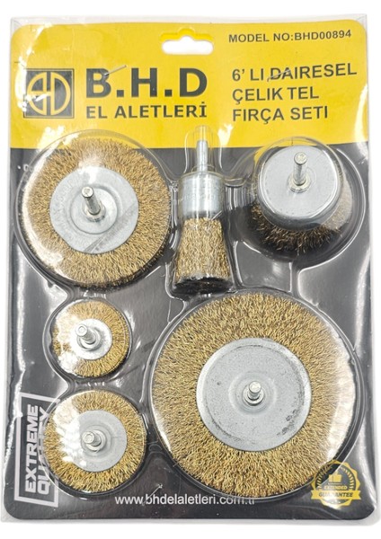 B.h.d BHD00894 6'lı Saçaklı Fırça Seti